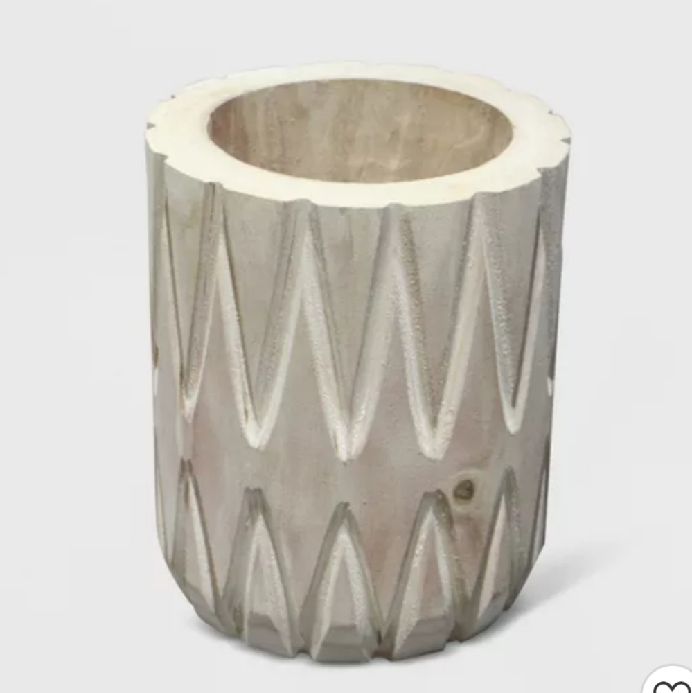 10" Textured Wood Planter - Opalhouse™